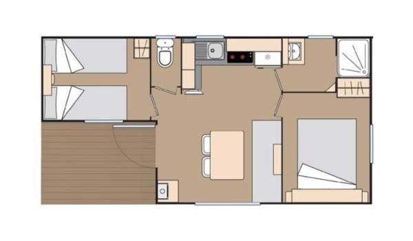 Camping Fontaine Du Roc Guest House Devillac Room photo
